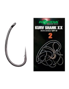 Korda anzuelos kurv shank xx nº2 10unds