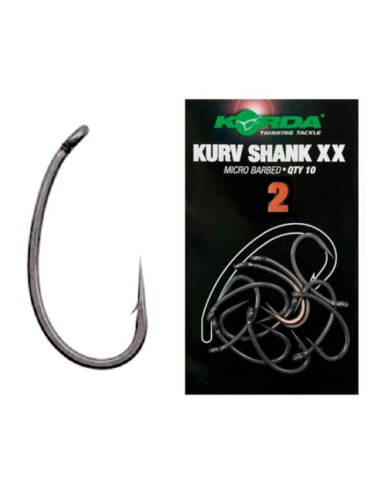 Korda anzuelos kurv shank xx nº4 10unds