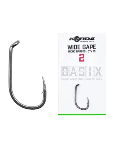 Korda basix  anzuelos wide gape nº2