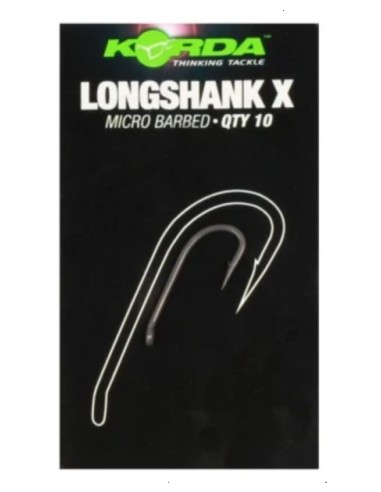 Korda Long Shank X nº2 10uds
