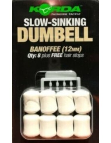 Korda dumbell slow sinking banoffee 12mm 8unds