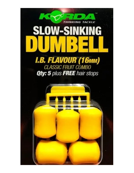 Korda dumbell slow sinking i.b. flavour 16mm 5unds