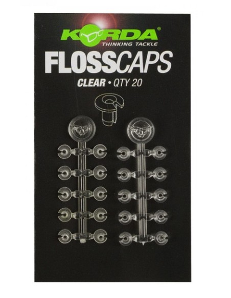 Korda floss caps transparente 20unds