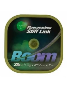 Korda fluorocarbon stiff link BOOM 0.55mm 25lb 15m