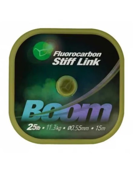Korda fluorocarbon stiff link BOOM 0.65mm 35lb 15m
