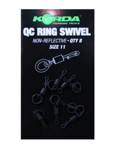 Korda qc kwik change swivel con anilla nº11 10unds