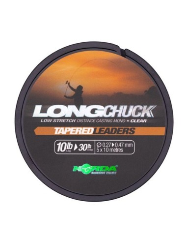 Korda longchuck leader 10-30lb 0.27-0.47mm 5x10m