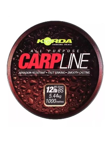 Korda mono carpline 0.43mm 20lb 1000m