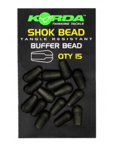 Korda Shock Beads green 15 unds