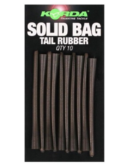 Korda solid bag tail rubber 10unds