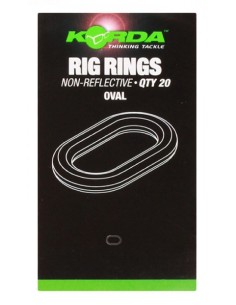 Korda rig rings oval 20uds