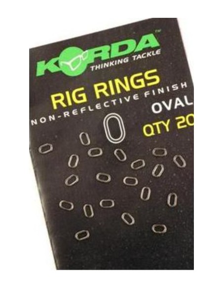 Korda rig rings oval 20uds