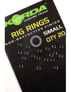 Korda rig rings small 20uds 2