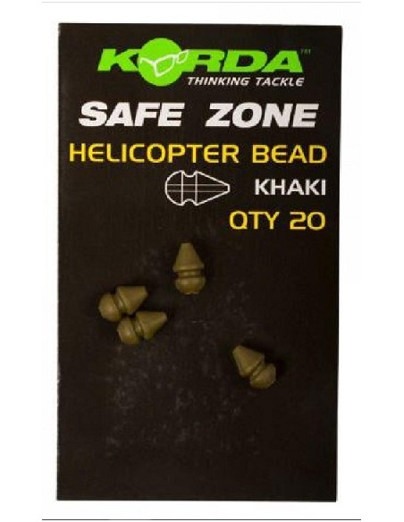 Korda helicopter bead  khaki 20uds