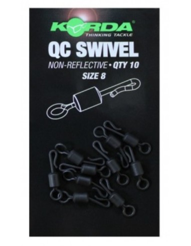 Korda kwik change swivel nº8 10unds