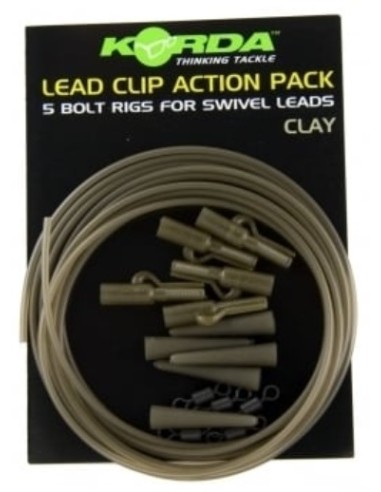 Korda lead clip action pack clay