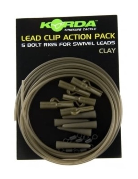 Korda lead clip action pack clay