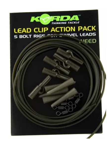 Korda lead clip action pack weed