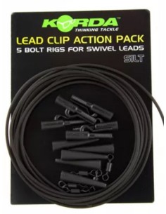 Korda lead clip action pack silt