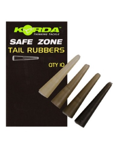 Korda tail rubbers clay 10uds