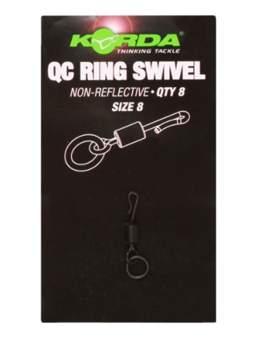 Korda Qc ring swivel  nº8 10unds