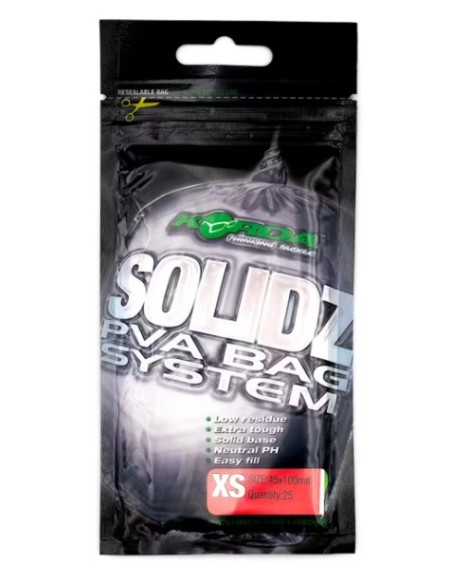 Korda solidz pva bags xtra small 25uds