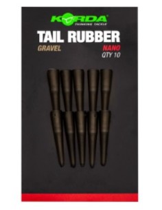 Korda tail rubbers nano gravel 10uds