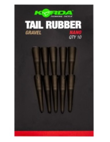 Korda tail rubbers nano gravel 10uds