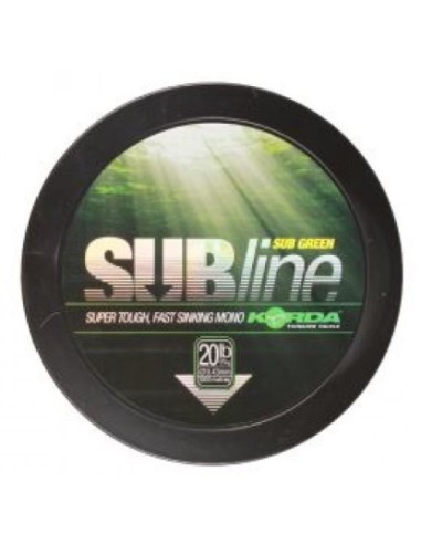Korda subline green 0.40mm 15lb 1000m