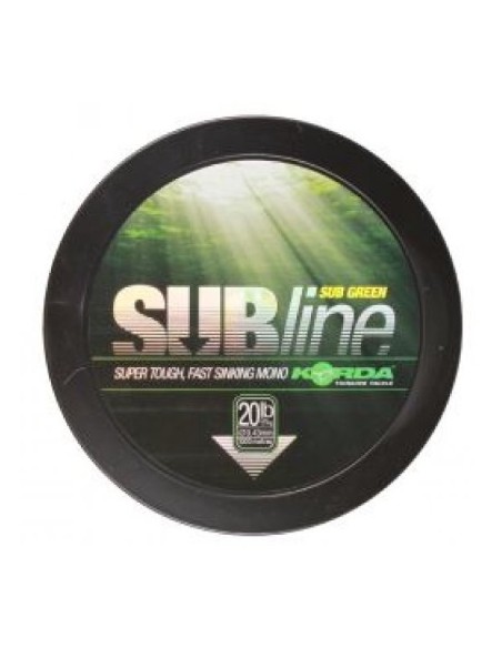 Korda subline green 0.40mm 15lb 1000m