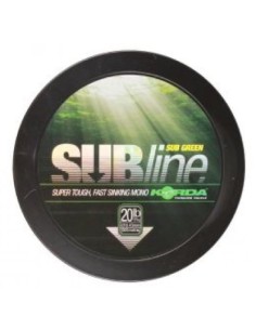 Korda subline green 0.35mm 12lb 1000m 2