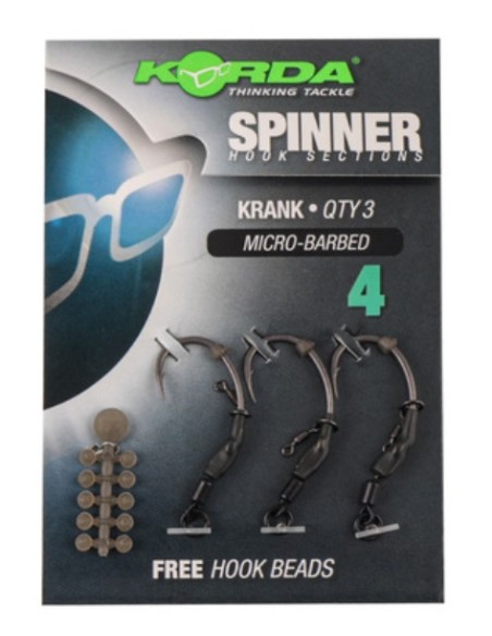 Korda spinner hook sections krank nº4 3unds
