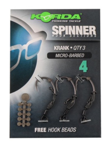 Korda spinner hook sections krank nº6 3unds