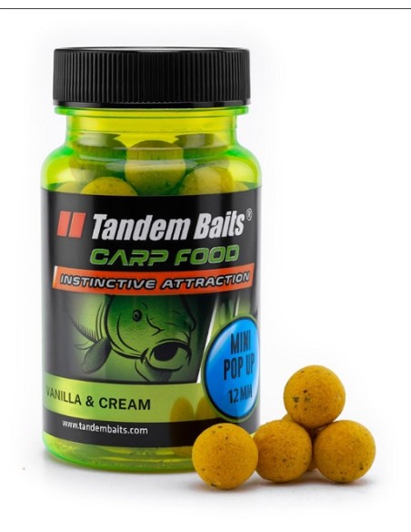 Tandem baits pop-up vainilla cream 12mm 30gr