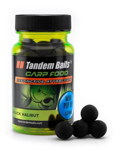 Tandem baits pop-up black halibut 12mm 30gr