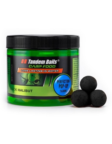 Tandem baits pop-up black halibut 16mm