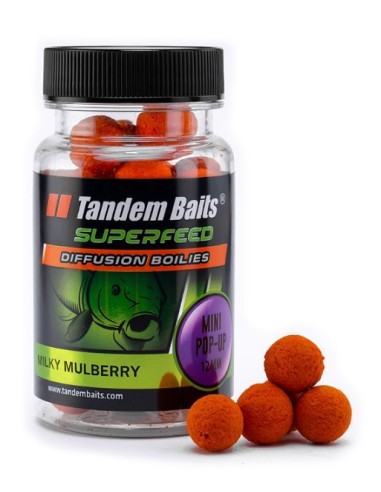 Tandem baits diffusion semi-bouyant milky mulberry 12mm