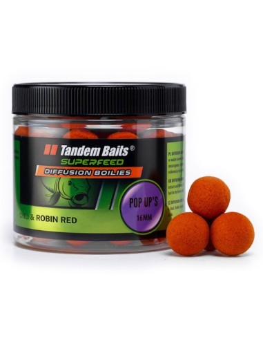 Tandem baits diffusion pop-up chilli & robin red 16mm 70gr