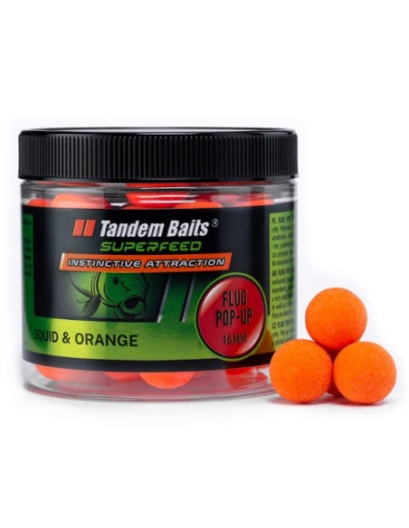 Tandem NEW fluro pop-up squid orange  16mm 70gr