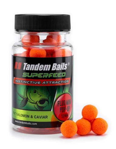 Tandem NEW fluro mini pop-up salmon caviar 12mm 30gr