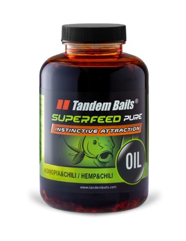 Tandem baits pure oil hemp & chili 500ml