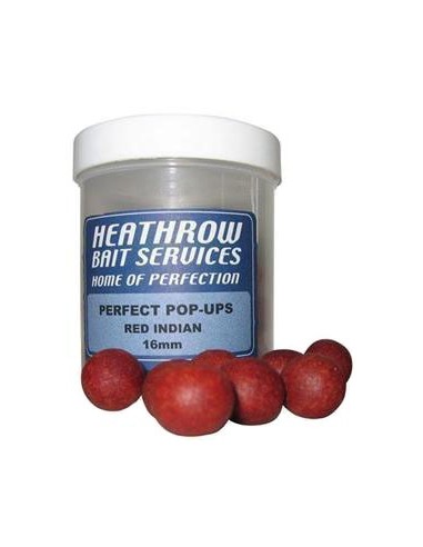 Heathrow bait perfect pop-ups red indian 16mm