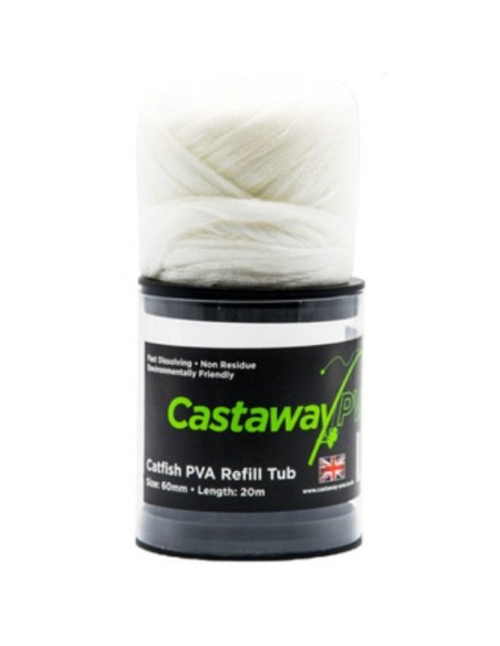 Castaway recambio pva catfish 60mm 20m