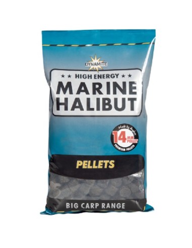 Dynamite baits pellets marine halibut agujero 14mm 900g