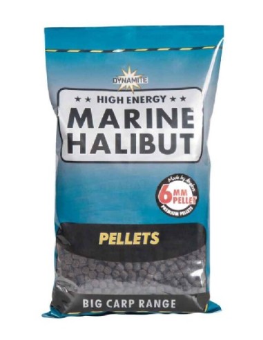 Dynamite baits pellets marine halibut 6mm 900g