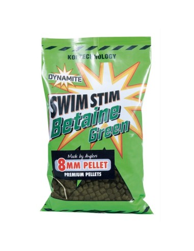 Dynamite baits pellets swim stim betaine green 8mm 900g