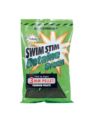 Dynamite baits pellets swim stim betaine green 3mm 900g