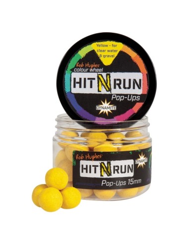 Dynamite baits hit n run pop-up amarillo 15mm