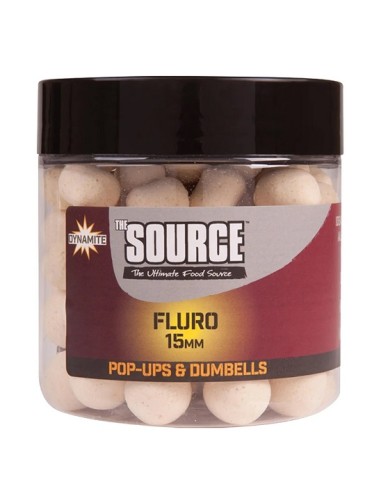 Dynamite baits fluro pop-up the source 15mm