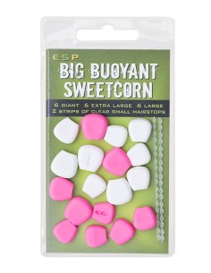ESP pop-up big bouyant sweetcorn rosa y blanco 18unds